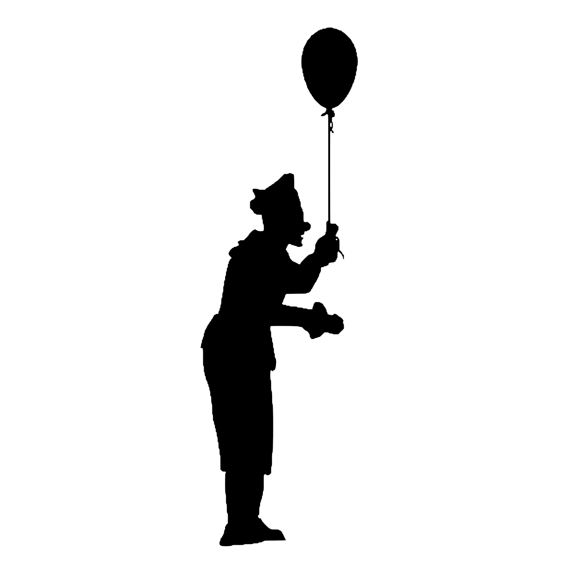 Clown Silhouette