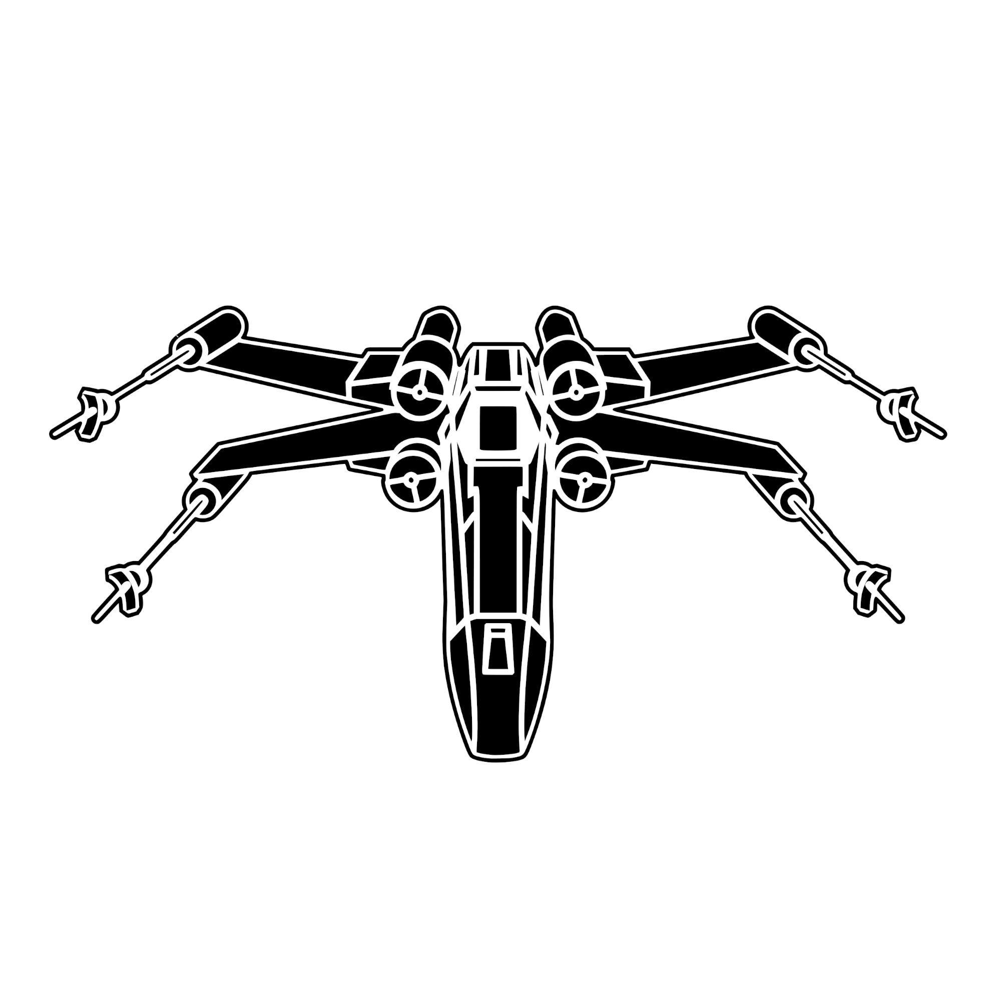 Star Wars - X Wing Fighter Front