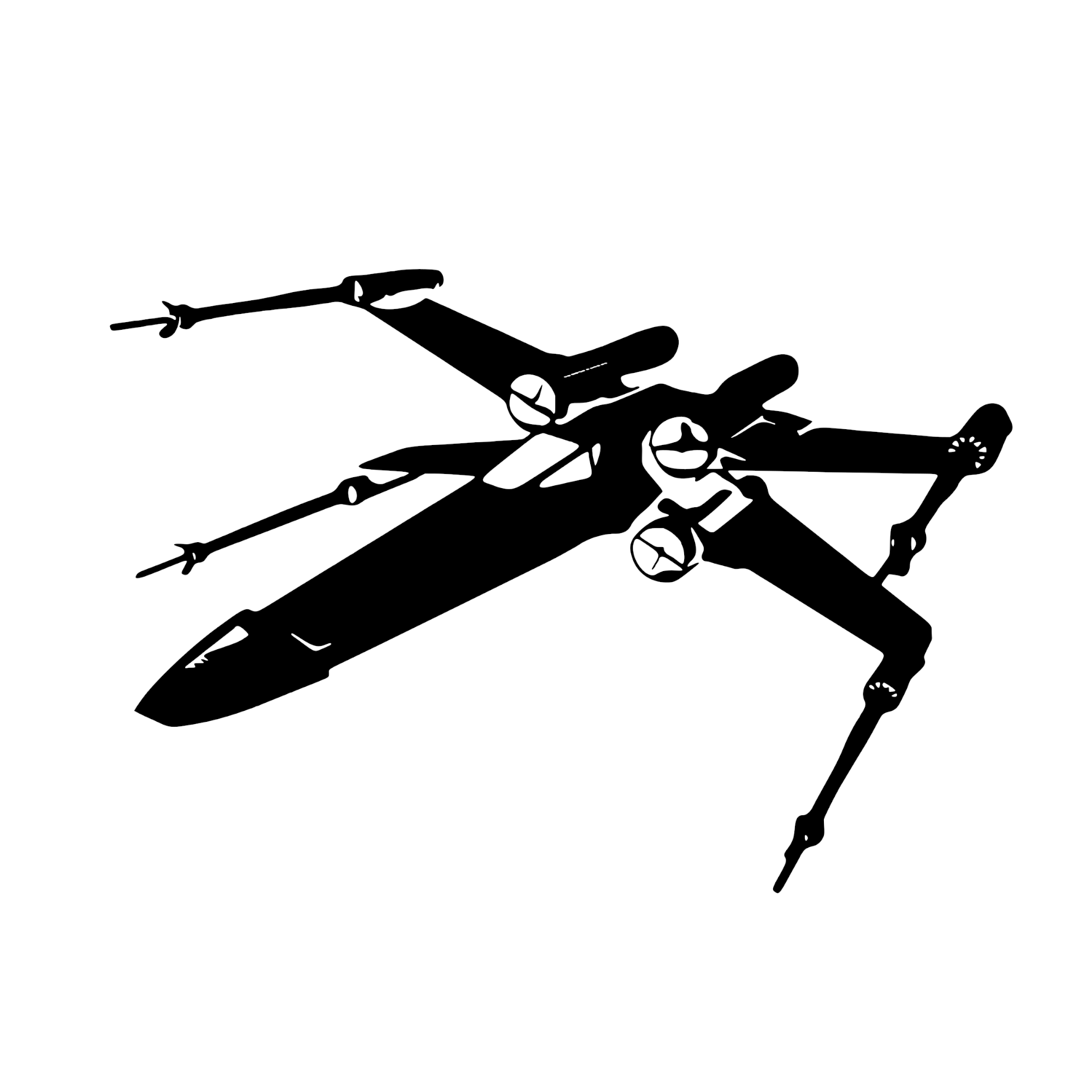 Star Wars - X Wing Fighter seitlich