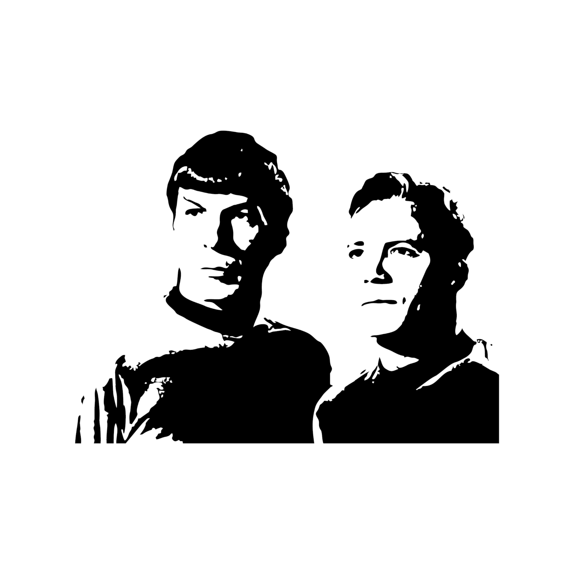 Star Trek James T. Kirk und Spock